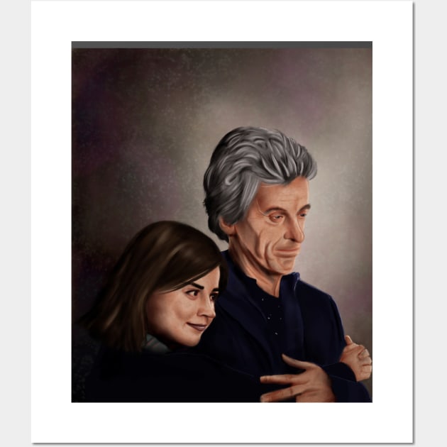 Clara and the Doctor Wall Art by SanFernandez